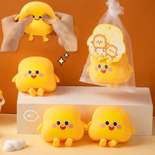 Super Soft Bread Man Anti Stress Squishy Toys Slow Rebound V