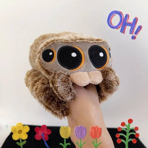 Cute Little Spider Baby Soft Plush Toys Big Eye Cartoon Anim