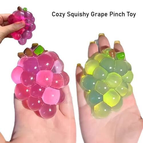 Fidget Toy Squeeze Stress Relief Hand Toy Squishy Fruit Grap