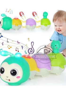 Crawling Baby Toys 6 to 12 Months Toddler Light up Musical T
