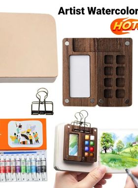 Portable Travel Watercolor Set Schmincke Watercolor 12/24 Co