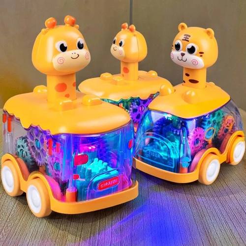 Animal Car Baby Toys for 1 2 Year Old Boy Press and Go Car L