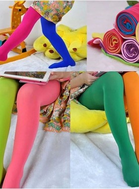 Candy Color Mixed Tights for girls Baby Stretch Trouser Skin