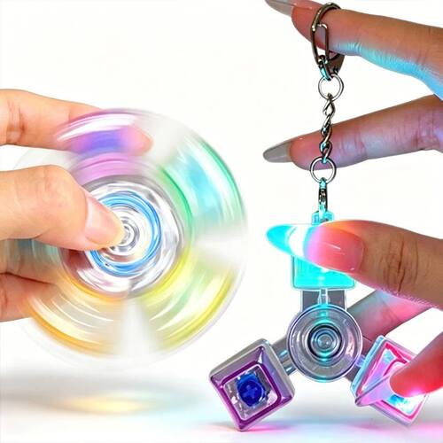 LED Keyboard Pressing Stress Relief Spinner New Creative Lig