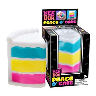 NeeDoh Squishy Toy NEE DOH Rainbow Cake Sss Fidget Sensory T