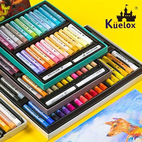 Kuelox Professional Super Soft Oil Pastel Crayon 24/36/48 Co