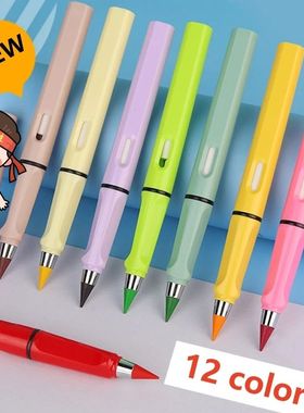 12/13pcs  Technology 12 Color Eternal Pencils No Ink Kawaii