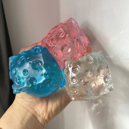 Cheese Cube Stress Ball Squishy Toy  Slow Rebound Stretchabl