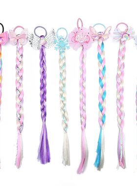 Princess Braid Elsa Headband Hairpiece Cosplay Braided Wigs
