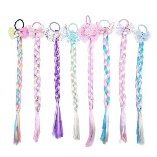 Princess Braid Elsa Headband Hairpiece Cosplay Braided Wigs