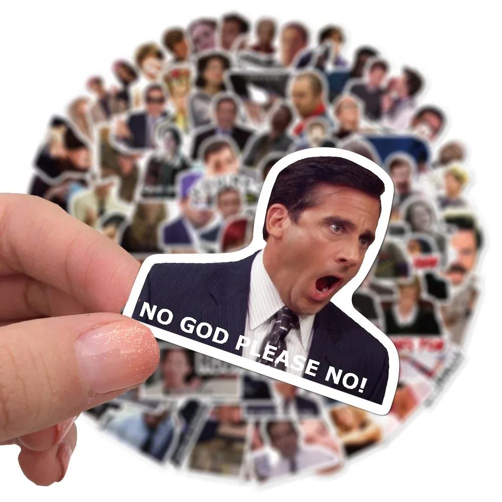 50/100Pcs Funny Classic TV Show Meme Stickers DIY Scra