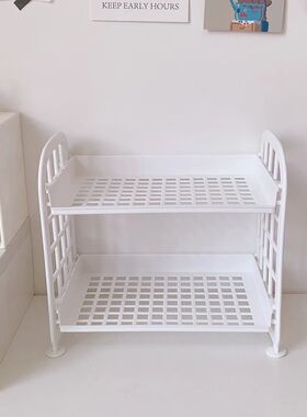 Desktop Stationery Rack Storage Holder Multi-Functional Plas