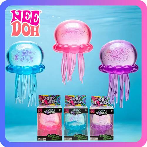 Hot Selling Schylling NeeDoh Fuzz Ball Jellyfish Squishy Bli