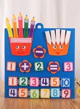 Felt Board Learning Numbers Felt Board Finger Digital Toddle
