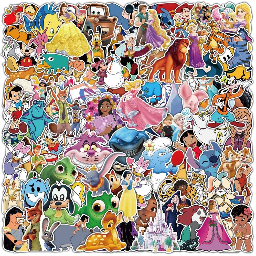10//50/100PCS  Mix Cute Cartoon  Stitch Stickers Aesthetic L