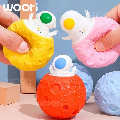 Squeeze Astronauts Planet TPR Cup Anti Stress Pop Up Funny T