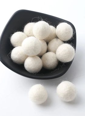 20pc 20mm Christmas Wool Felt Ball Wool Pom Poms Safe And So