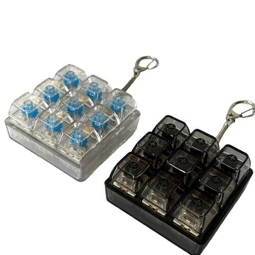 4/9 Keys Mechanical Keyboard Axis Tester LED Keyboard Key To