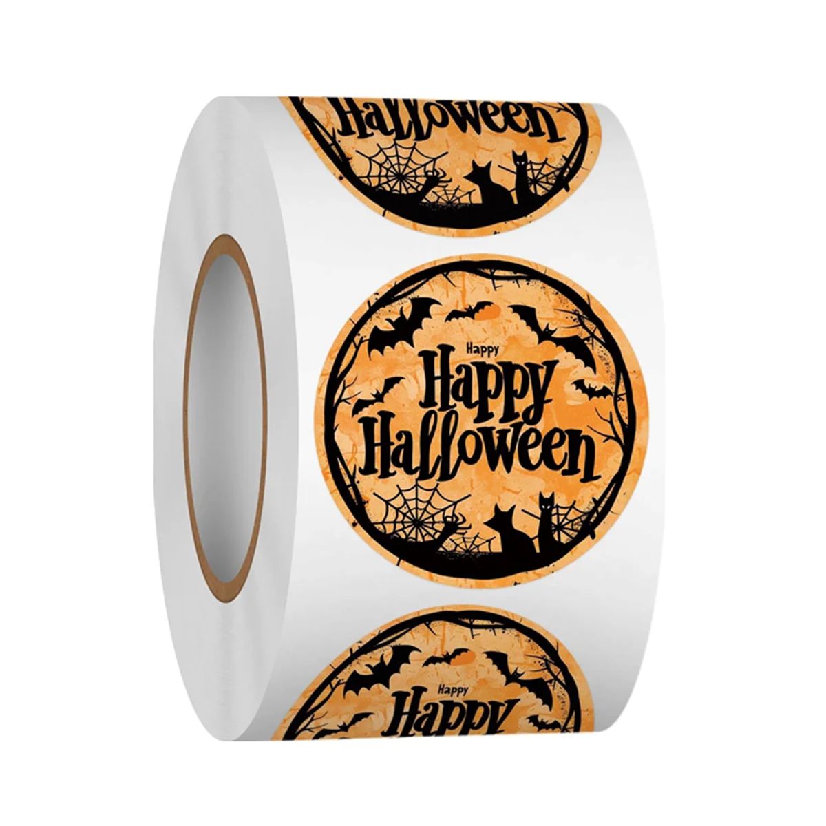 500pcs Cute Halloween Ghost Sticker, 2.5cm White Ghost Label