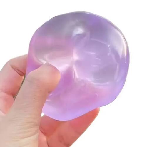 6CM Squishy Plasticity Mochi Fidget Toys Transparency Coconu