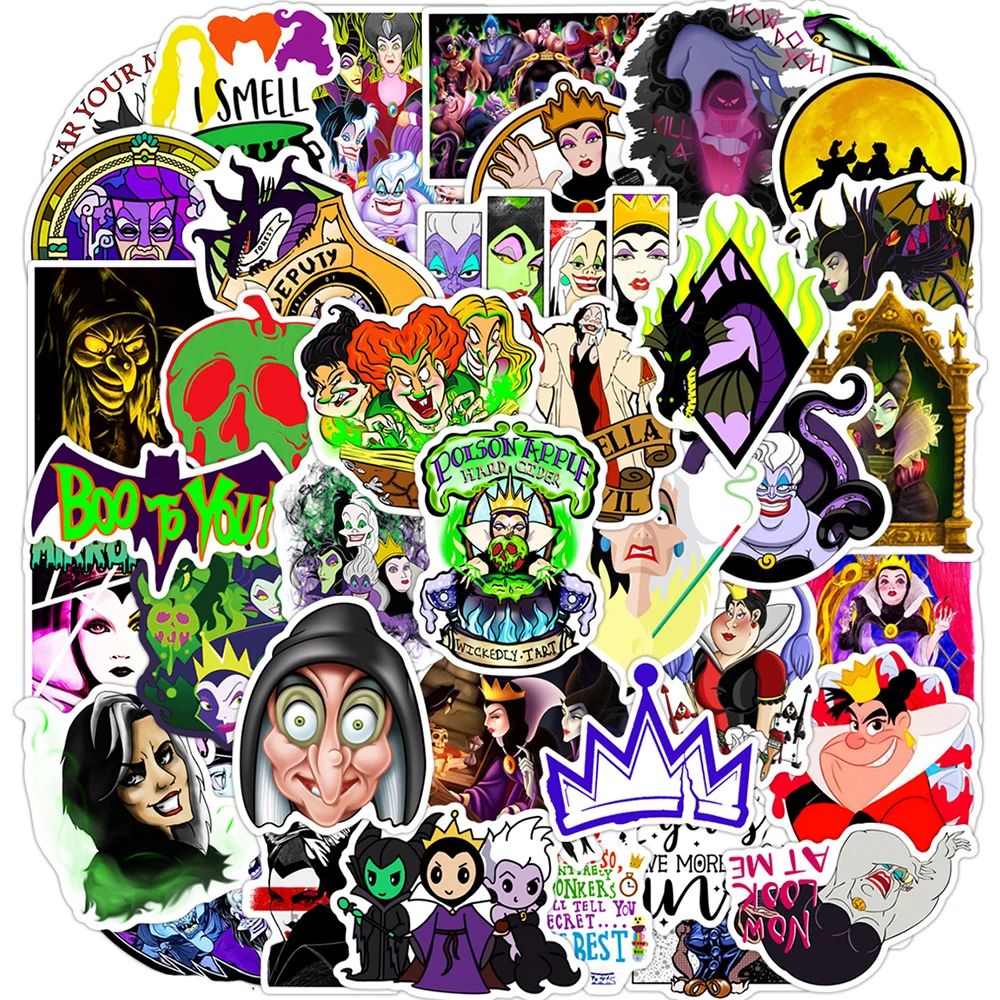 10/30/50PCS Disney Magic Villain Witch Maleficent Queen Stic
