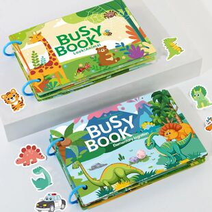 Busy Book for Toddlers Ages 2-6 Quiet Book Preschool Learnin