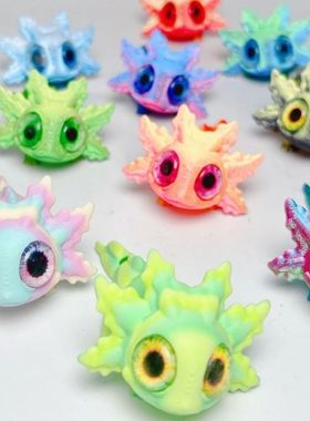 3D Printed Salamander Figures Animal Toys Multi-Joint Movabl