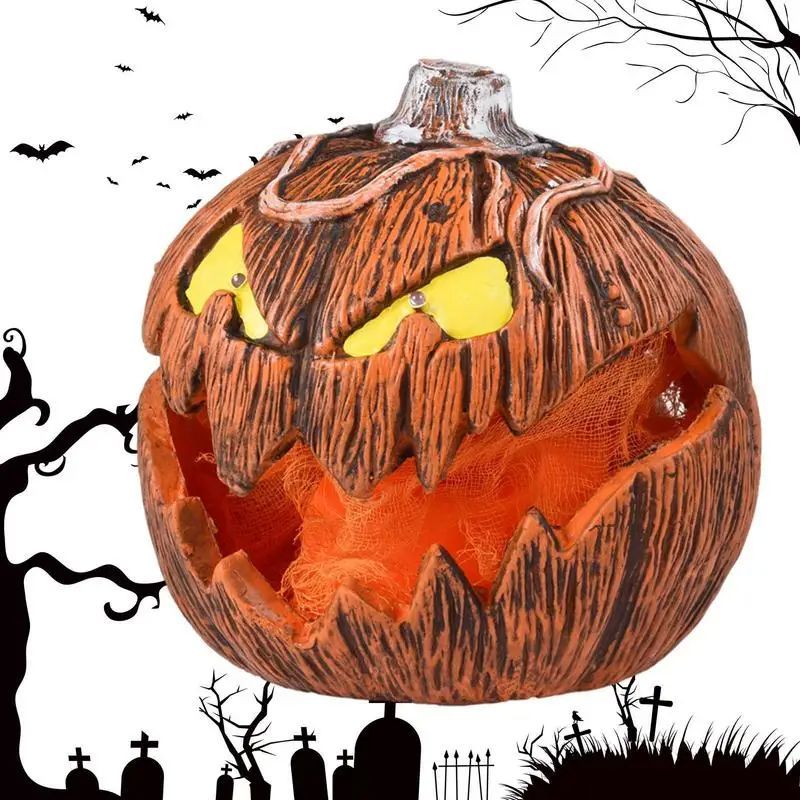 Halloween LED Pumpkin Lantern, LED Light Lamp Lantern Home P