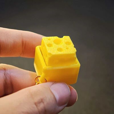 Cheese Keyboard Fidget Keychain Clicker Fidget Sensory Toy S