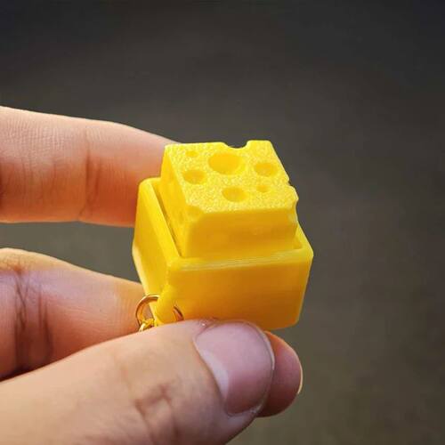 Cheese Keyboard Fidget Keychain Clicker Fidget Sensory Toy S