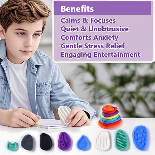 Children's Sensory Rocks Children's Stress Relief Toys Soft