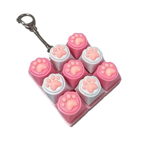 Cat Pawl Decompression 9 Keyboard Key Toy For Adults Antistr