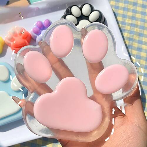 Sticky Cat Paw Decompressin Toys Stress  Relief Relax Toys G