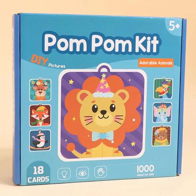 Handmade Material Children's Sticker Book Hairball Education