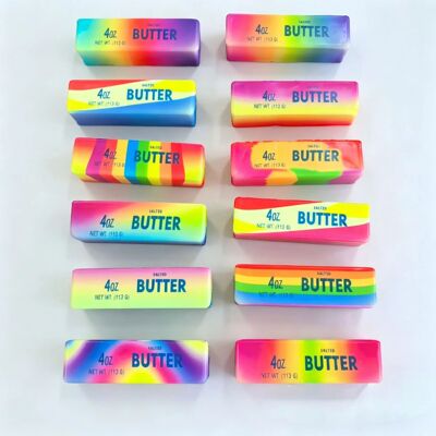 1/8/16PCS 13.5cm Butter Sticks Squishy Toys Push Stress Reli