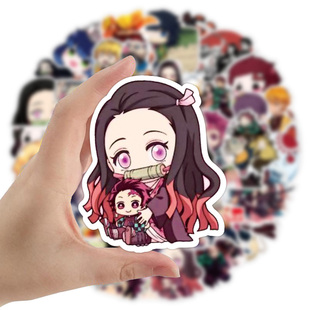 50PCS Demon Slayer Anime Kamado Nezuko Stickers DIY Phone La