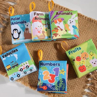 Baby Cloth Books Intelligence Development Soft Learning Cogn