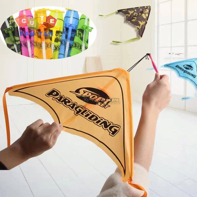 Kids Outdoor Flying Toys Portable Catapult Kite Hand Throwin