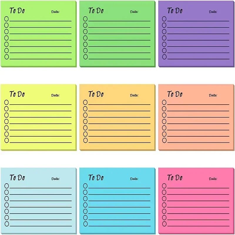 50 Sheets To Do List Memo Pads Kawaii Daily Planner Tearable