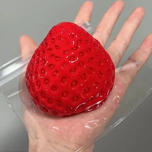 Strawberry Taba Squishy Fidget Toy - Slow Rebound Stress Rel