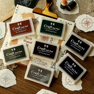 1 Piece Vintage Multi-color Craft Ink Pad for Planners DIY