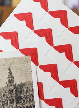 24 Pcs/Lot DIY Candy Colors Corner Cute Paper Stickers For P