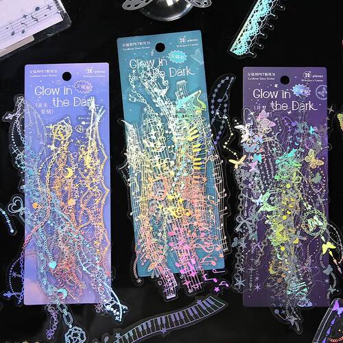 20pcs/lot Kawaii Scrapbook Stickers Firefly samer DIY Journa