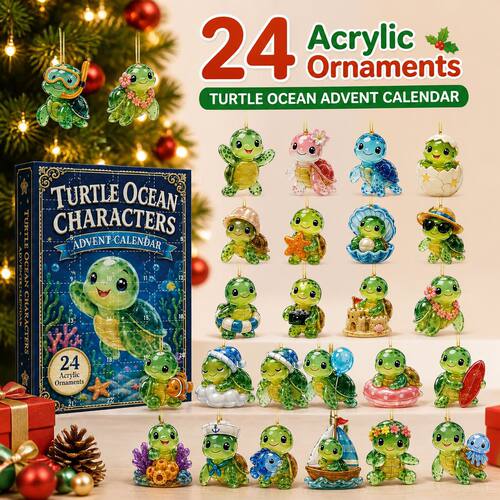 Ocean Turtle Christmas Advent Calendar Blind Box Countdown 2