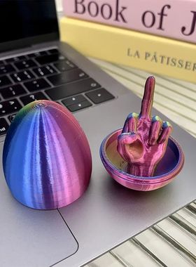 Desk Decoration Middle Finger In The Egg Box Fun Gag Gifts B