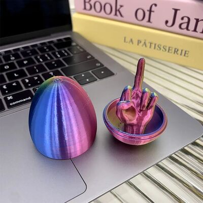 Desk Decoration Middle Finger In The Egg Box Fun Gag Gifts B
