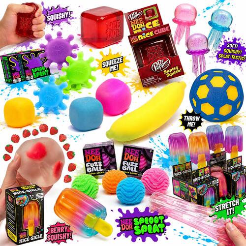 Random Squishy Toy Set Stress Relief Sensory Fidget Toys Sof