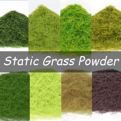 3-8mm Static Grass Powder DIY Lawn Flocking Materials Railwa