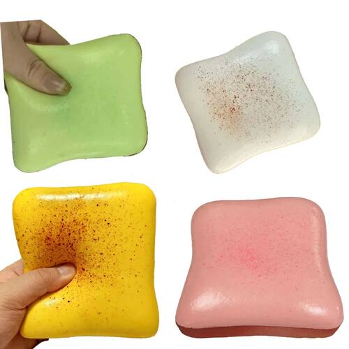 Dumpling Squishy Bread Squeeze Fidget Toy Soft Simulated Toa