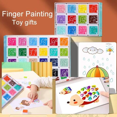 16/32pcs DIY Finger Painting Drawing Toys for Kid Creative C